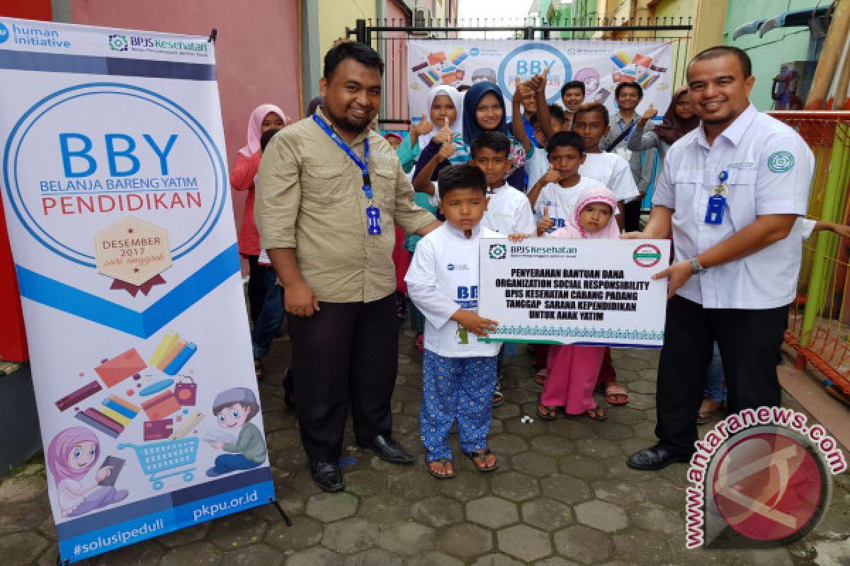  BPJS Kesehatan Cabang Padang Salurkan OSR ke Anak Yatim