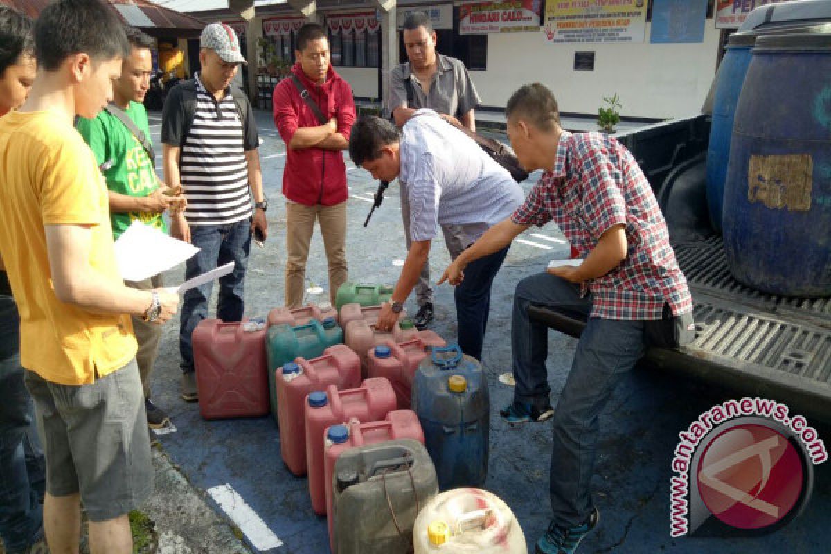 POLRES MINAHASA SITA 630 LITER CAP TIKUS