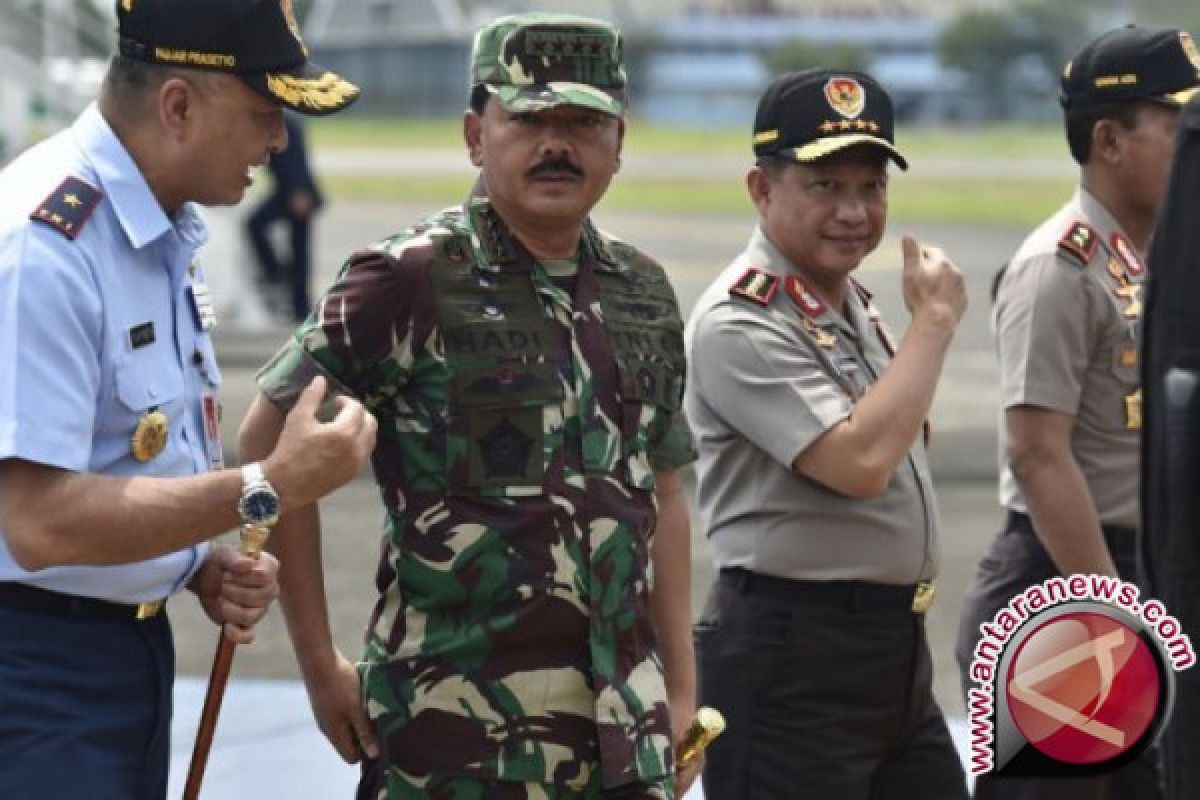 Kerja sama Polri-TNI tidak cukup hanya sebatas 