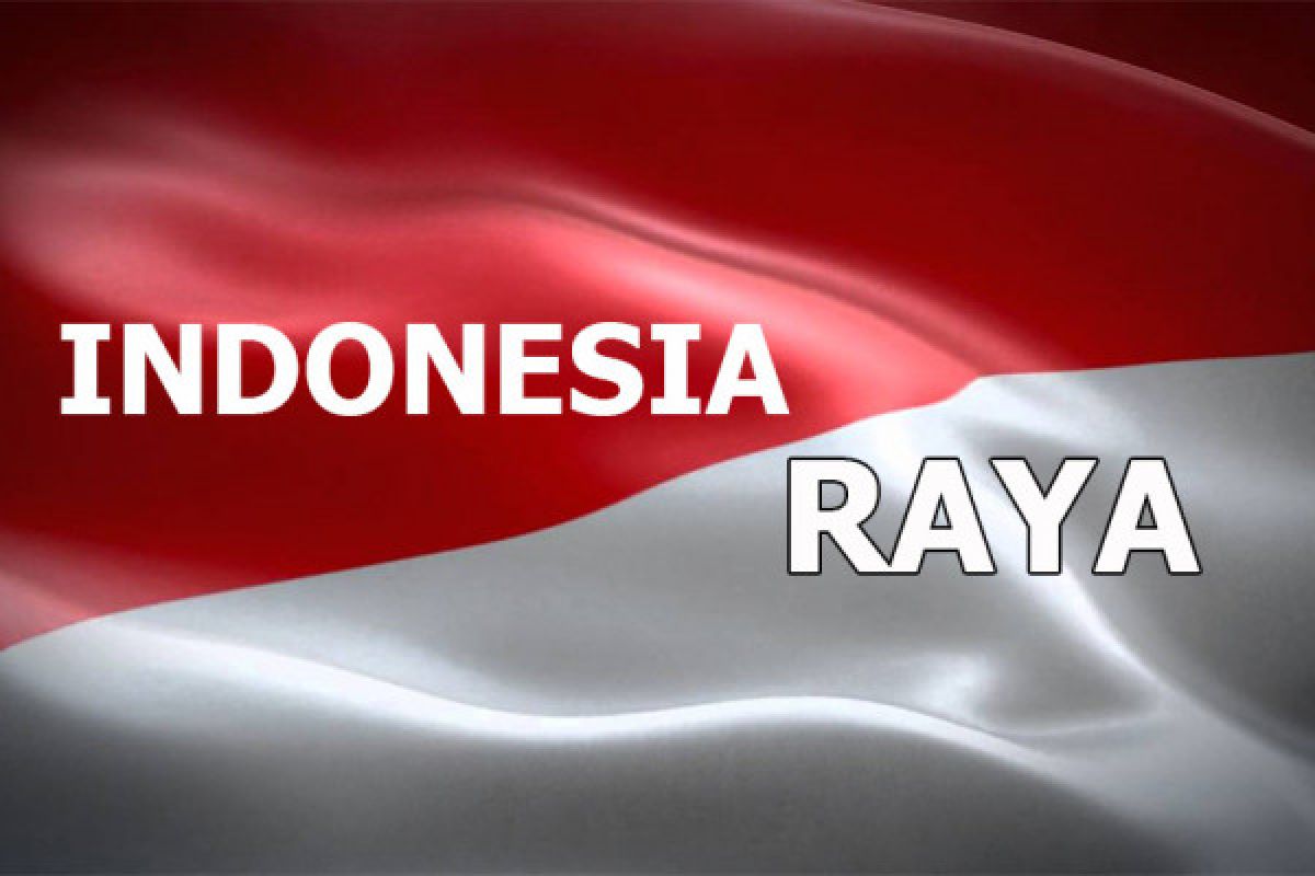 Ratusan Pelajar Menyanyikan Indonesia Raya Stanza 3