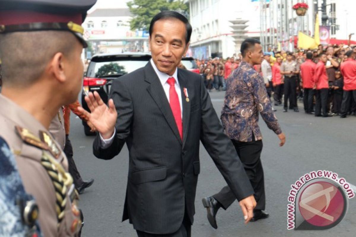 Presiden Jokowi resmikan Pasar Tengah Pontianak