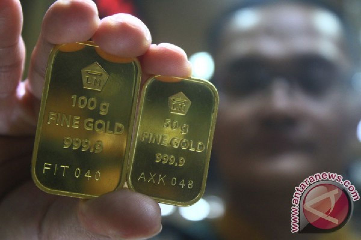 Emas berjangka naik didukung pelemahan dolar AS