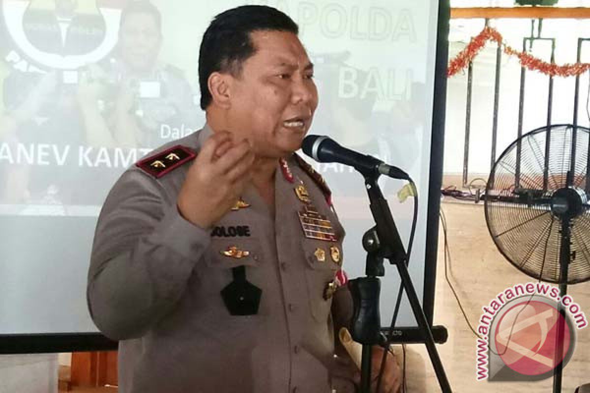 2018, Polda Bali fokus premanisme