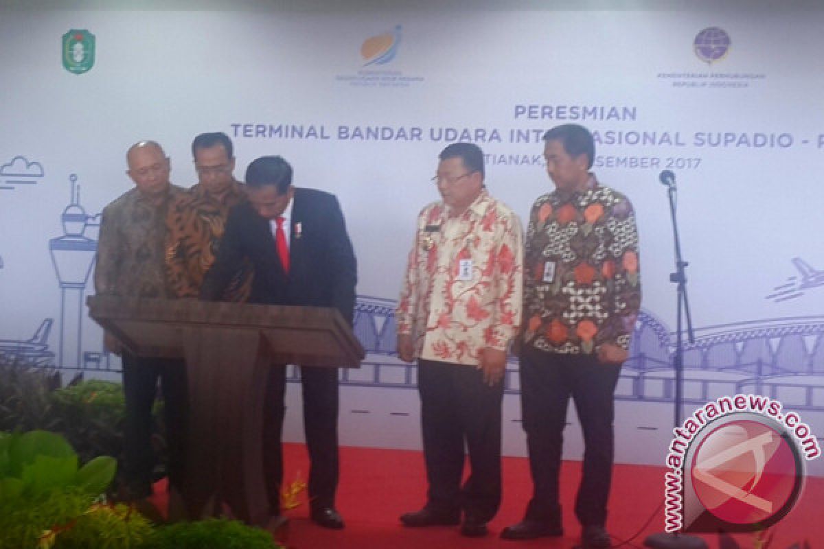 Presiden Resmikan Terminal Baru Supadio