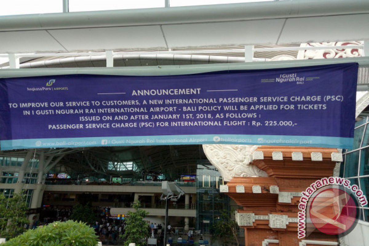 PHRI: Tarif Layanan Penumpang Internasional Bandara Bali Naik