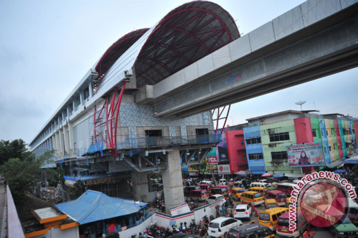 Lima stasiun LRT  beroperasi saat Asian Games