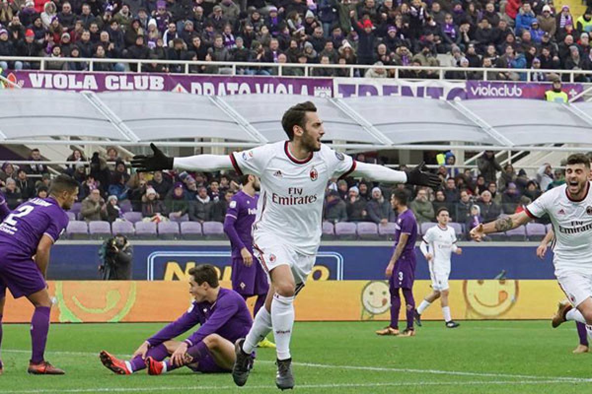 Milan berbagi poin di markas Fiorentina