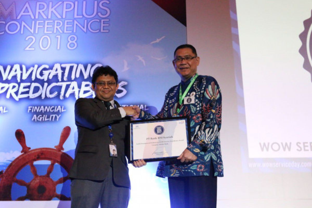 BNI Syariah raih WOW Service Excellence Awards 2017