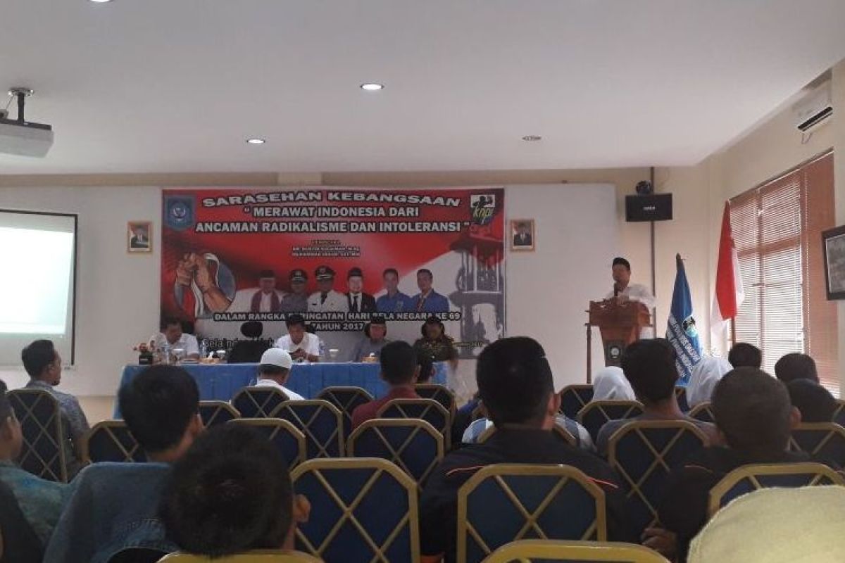 KNPI Bangka Tengah gelar seminar tentang radikalisme