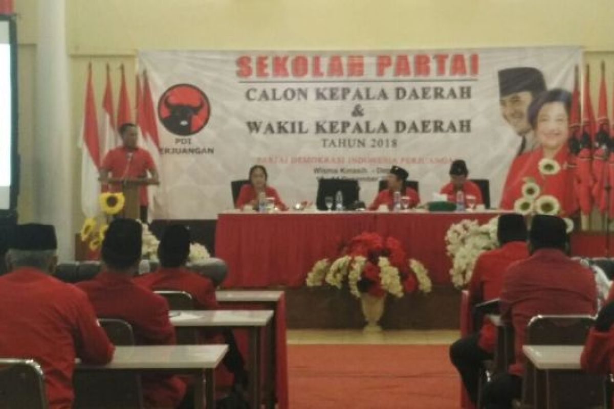 PDIP gembleng ideologi 68 calon kepala daerah