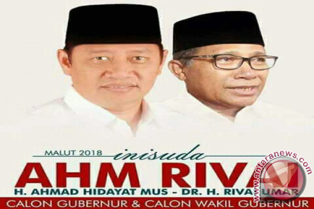 AHM-Rivai deklarasi maju Pilkada Maluku Utara