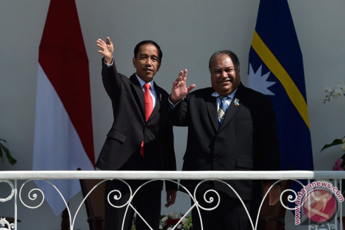 Presiden Jokowi terima kunjungan Presiden Nauru