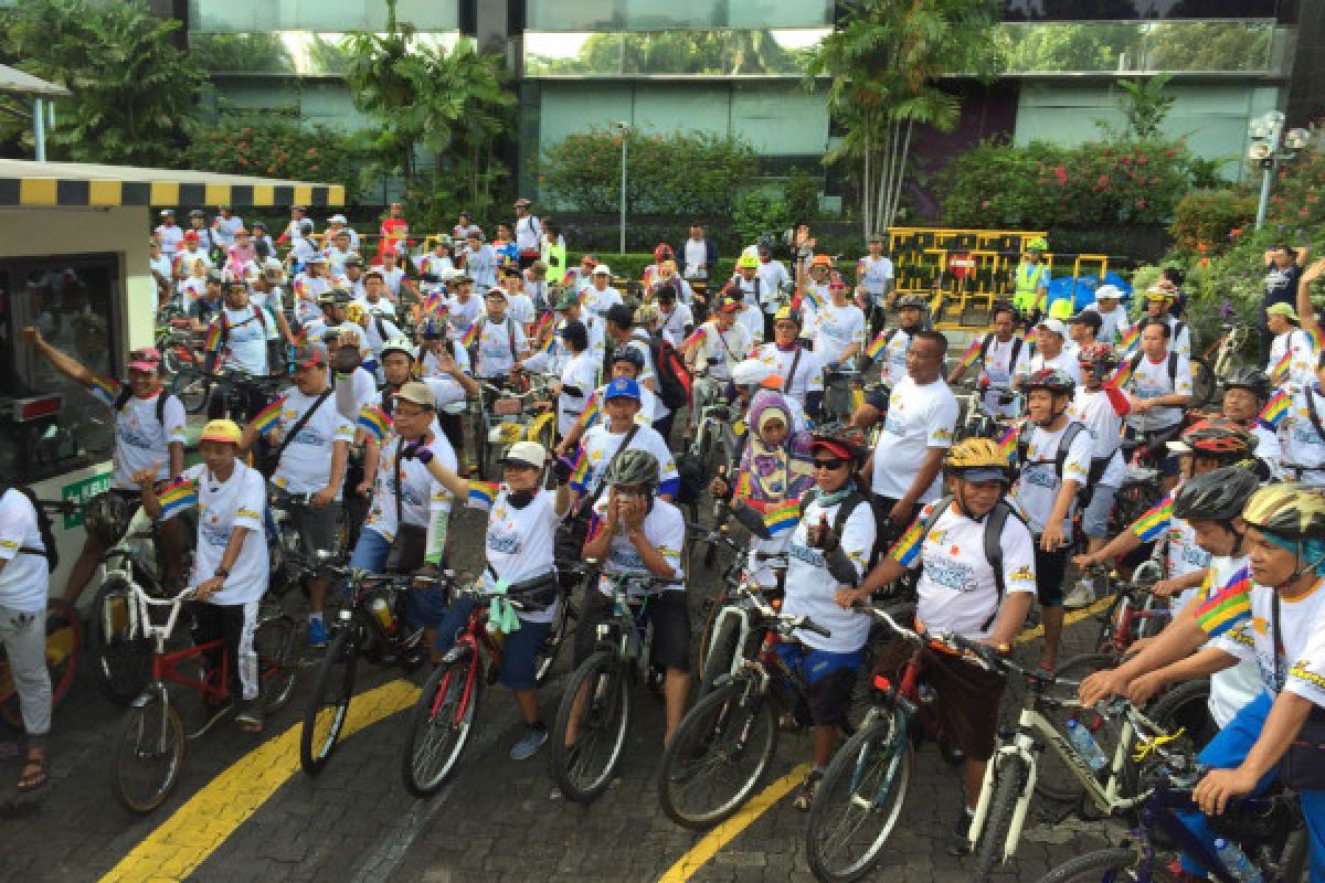 Sambut 10 Windu, LKBN Antara gelar Fun Bike