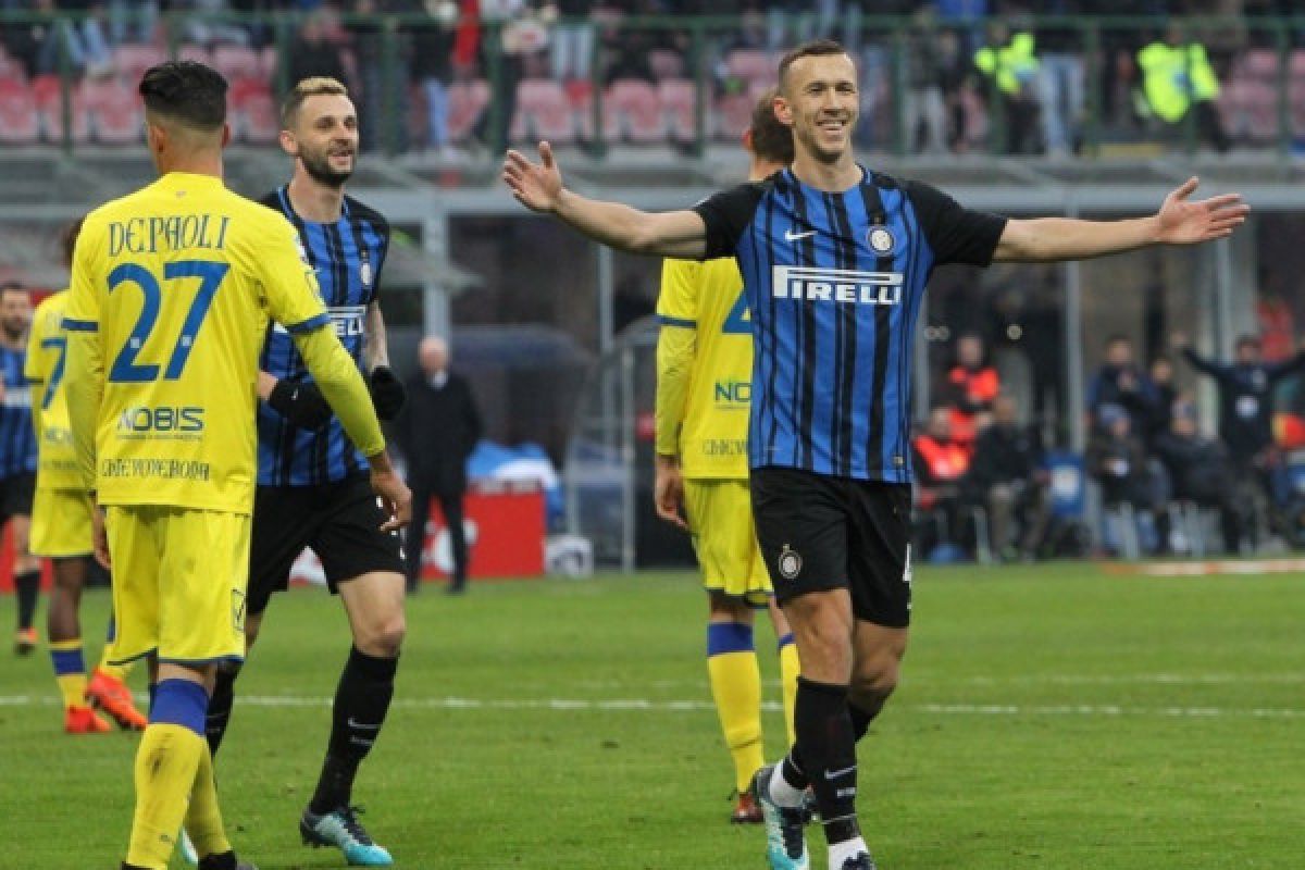 Inter Milan puncaki klasemen usai gilas Chievo 5-0