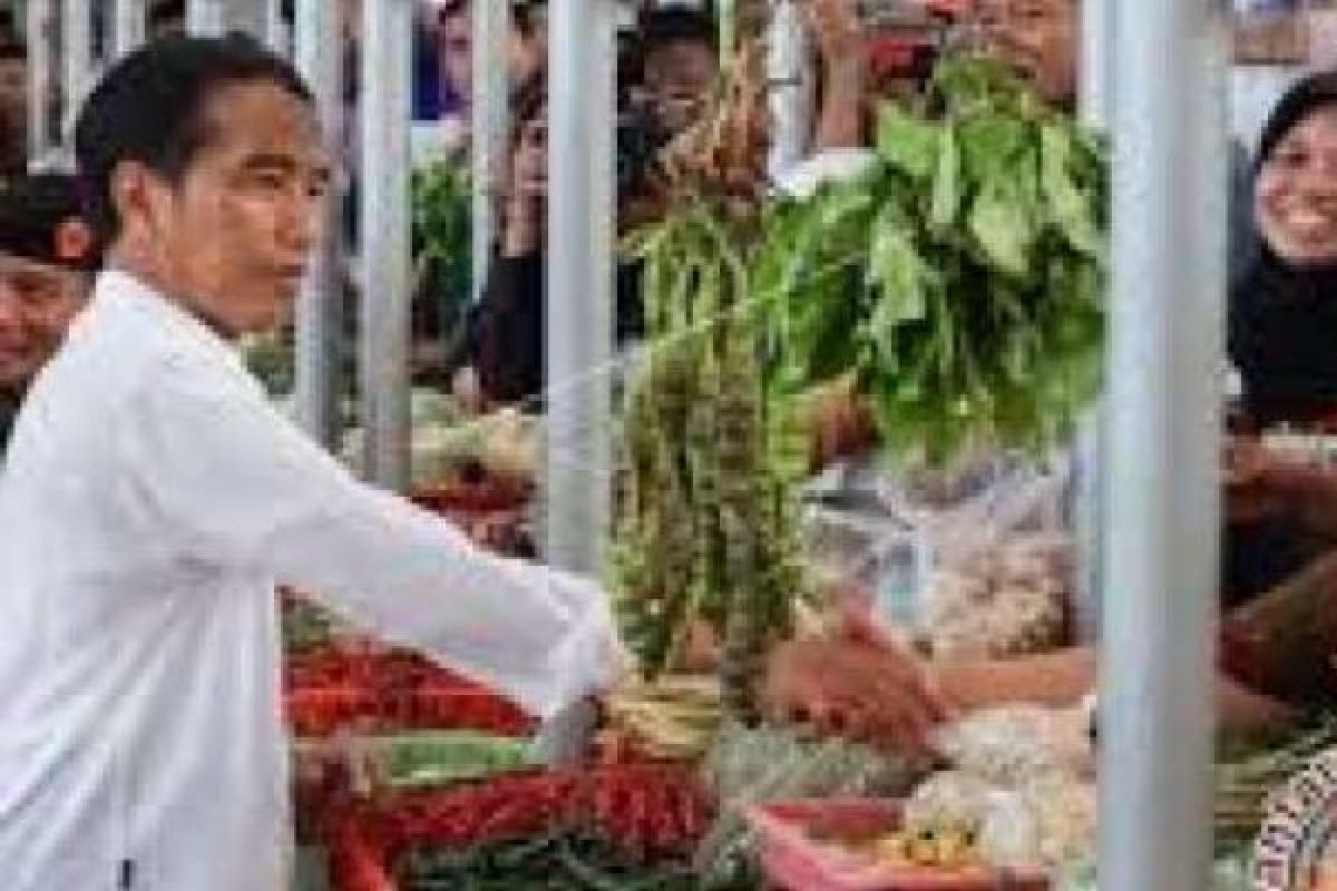 Presiden Jokowi Resmikan Pasar Tengah Pontianak