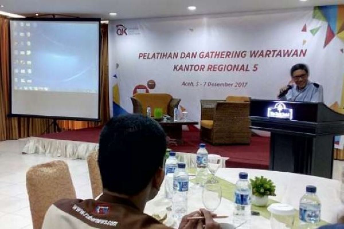 Puluhan Jurnalis Ambil Bagian Dalam Pelatihan OJK Regional V