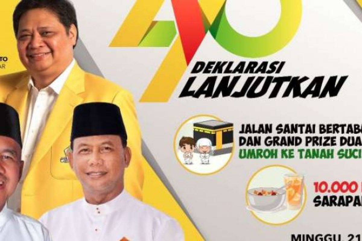  Deklarasi Andi Rachman-Suyatno (AYO), 10.000 Sarapan Gratis di Minggu Pagi