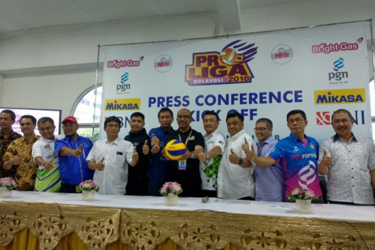 Tim boleh turunkan 14 pemain di Proliga 2018