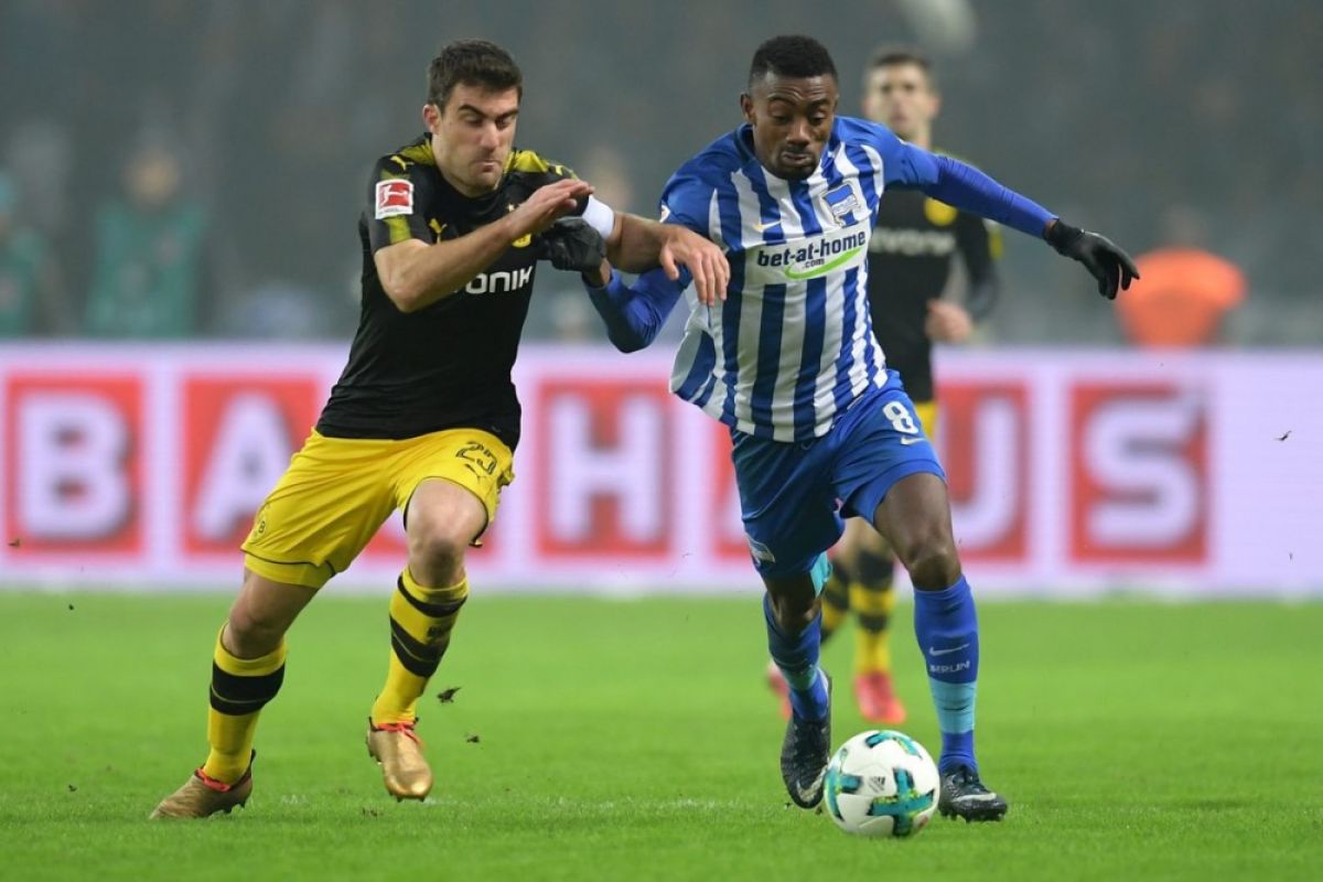 Dortmund ditahan imbang Hertha 1-1