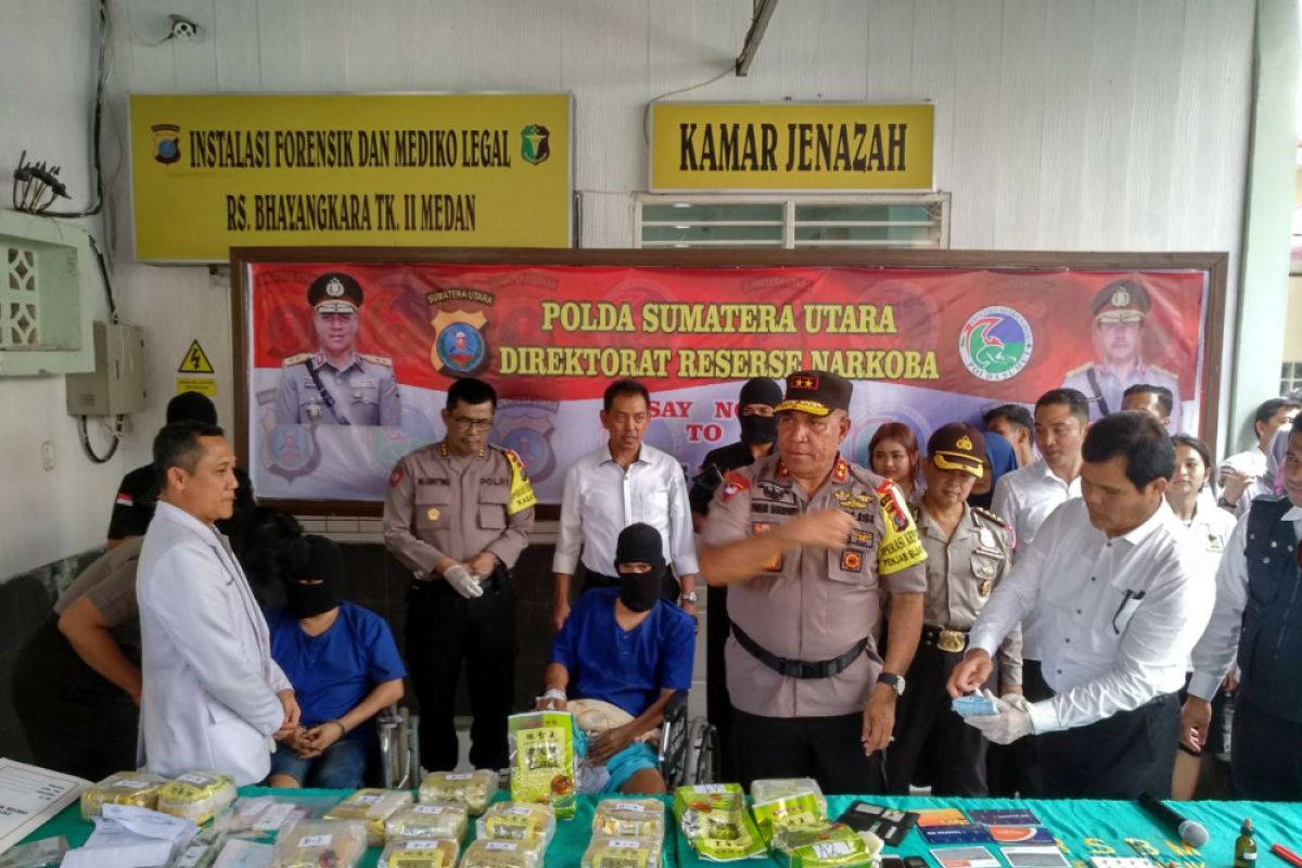 Polisi tembak mati pengedar narkoba internasional