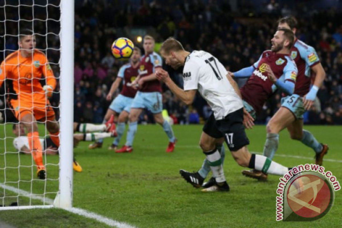 Liverpool taklukkan Burnley 2-1