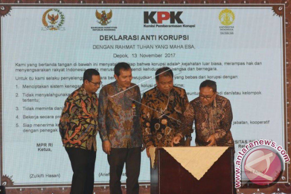 KPK nyatakan korupsi hancurkan negara