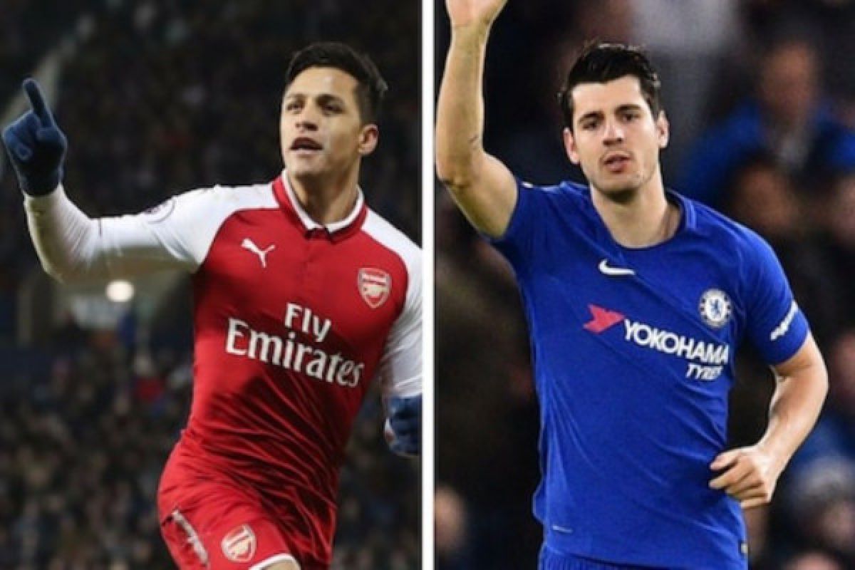 Arsenal bermain imbang 2-2 melawan Chelsea