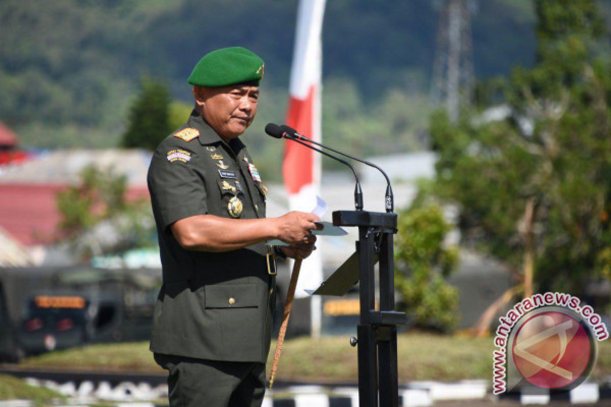 Pangdam sampaikan terima kasih atas dukungan masyarakat