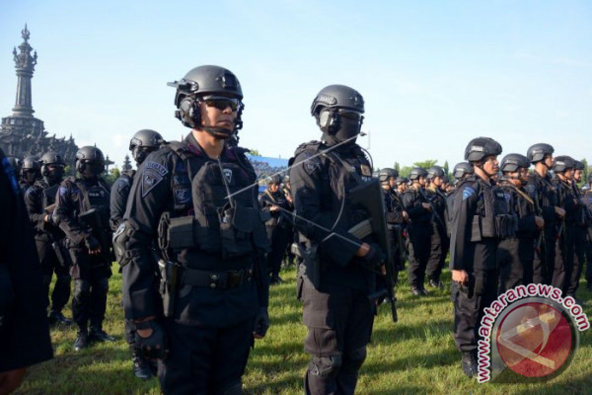 Polres Klungkung gelar latihan pengamanan TPS