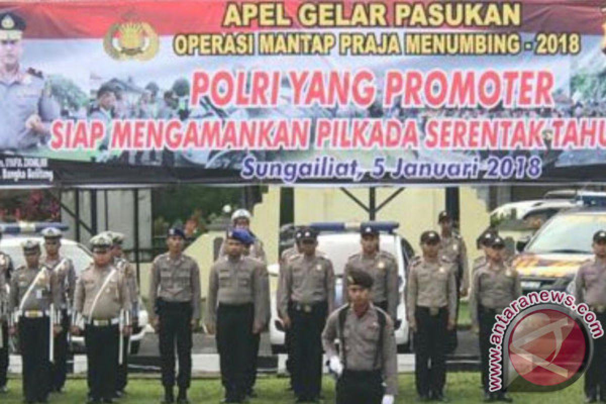 Polres Bangka siapkan langkah amankan pilkada