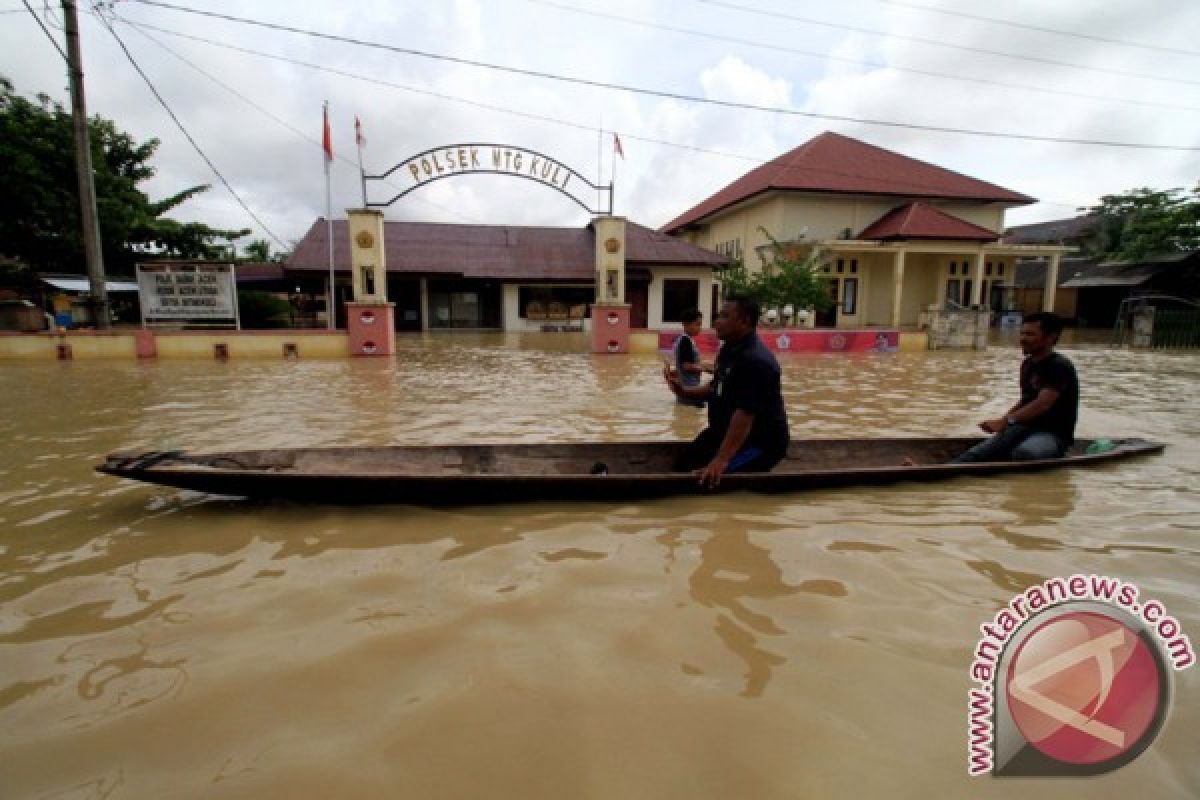 BPBD: Tiga kecamatan Singkil dilanda banjir