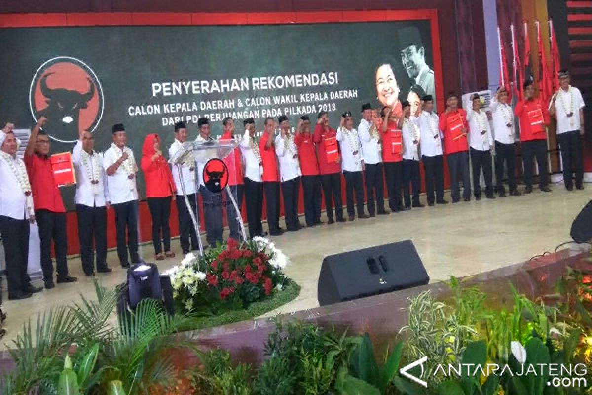 Tujuh pilkada Jateng tanpa koalisi PDIP, Gerindra, PKS