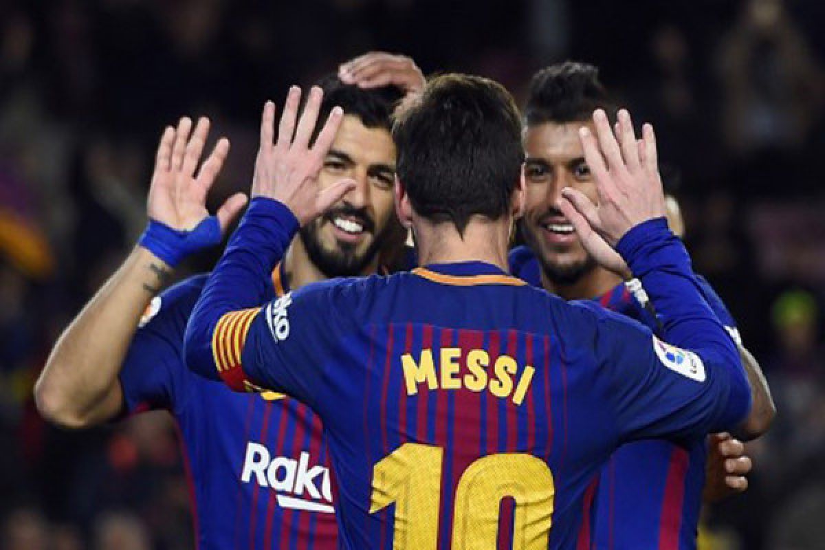 Barcelona menang 3-0 atas Levante  