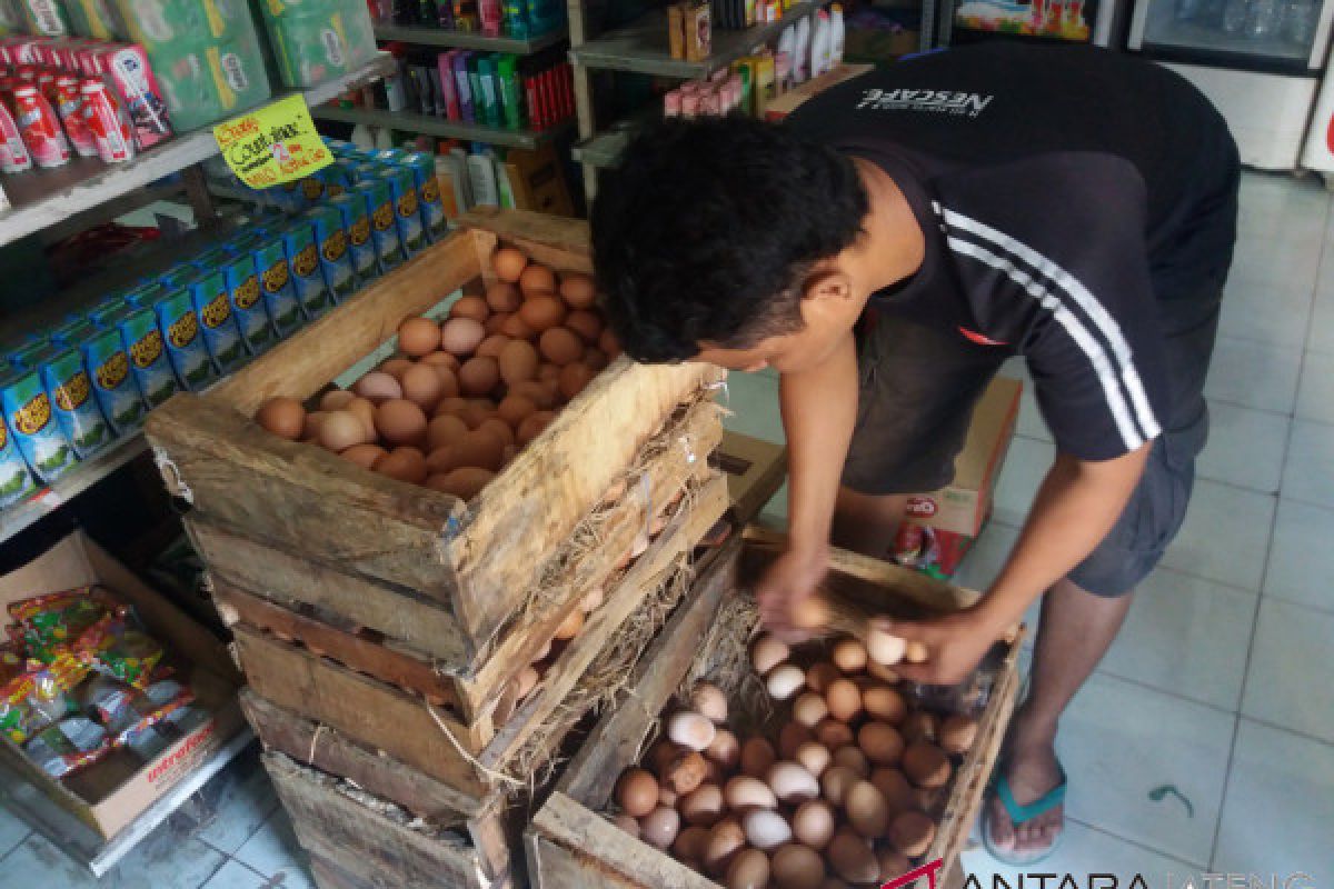 Jelang Natal, harga telur di Solo naik Rp1.000/kg