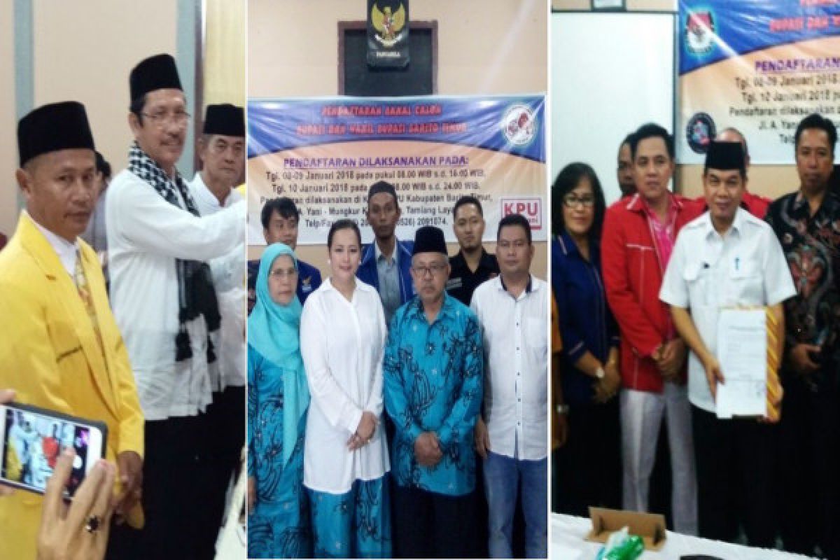 Tiga Paslon Diterima, Sedang Satu Paslon Ditolak KPU Bartim