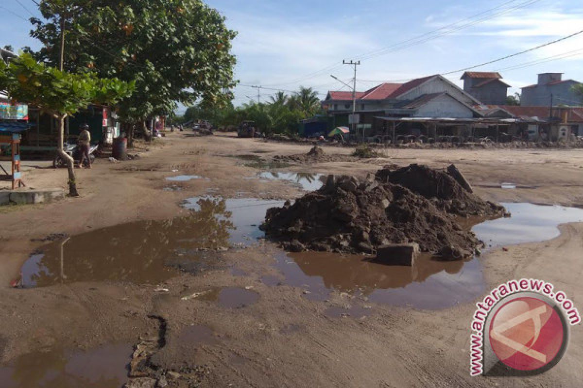 Sejumlah Jalan di Palangka Raya Rusak Parah