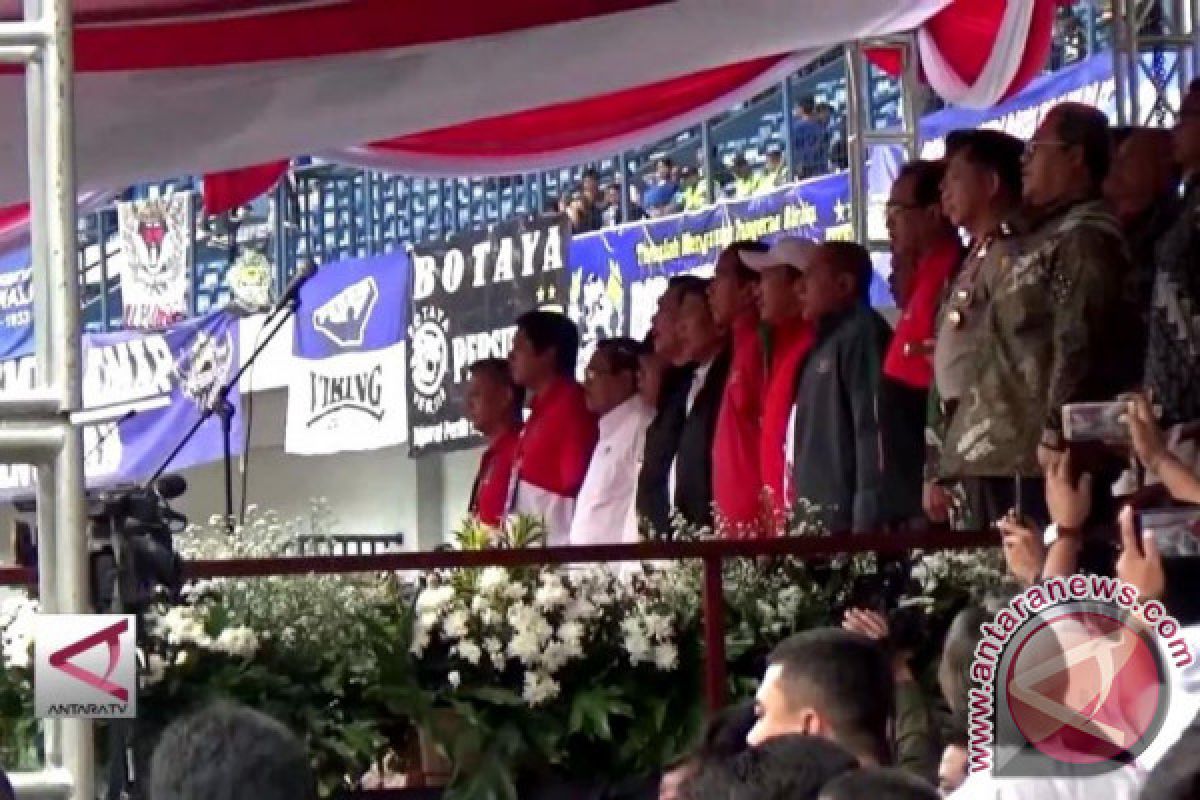 Presiden Joko Widodo Resmi Buka Piala Presiden 2018
