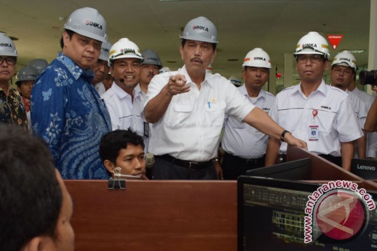 Airlangga Hartarto dorong PT INKA bina IKM komponen