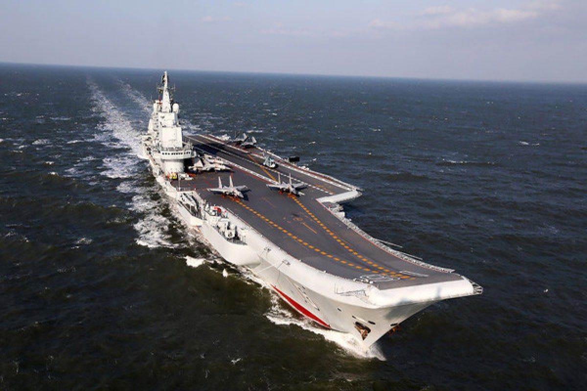 Kapal induk China kedua diduga lakukan uji coba