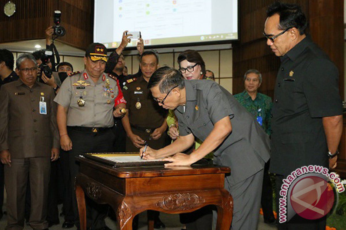 Pemkab se-Bali sepakati program pemberantasan korupsi terintegrasi