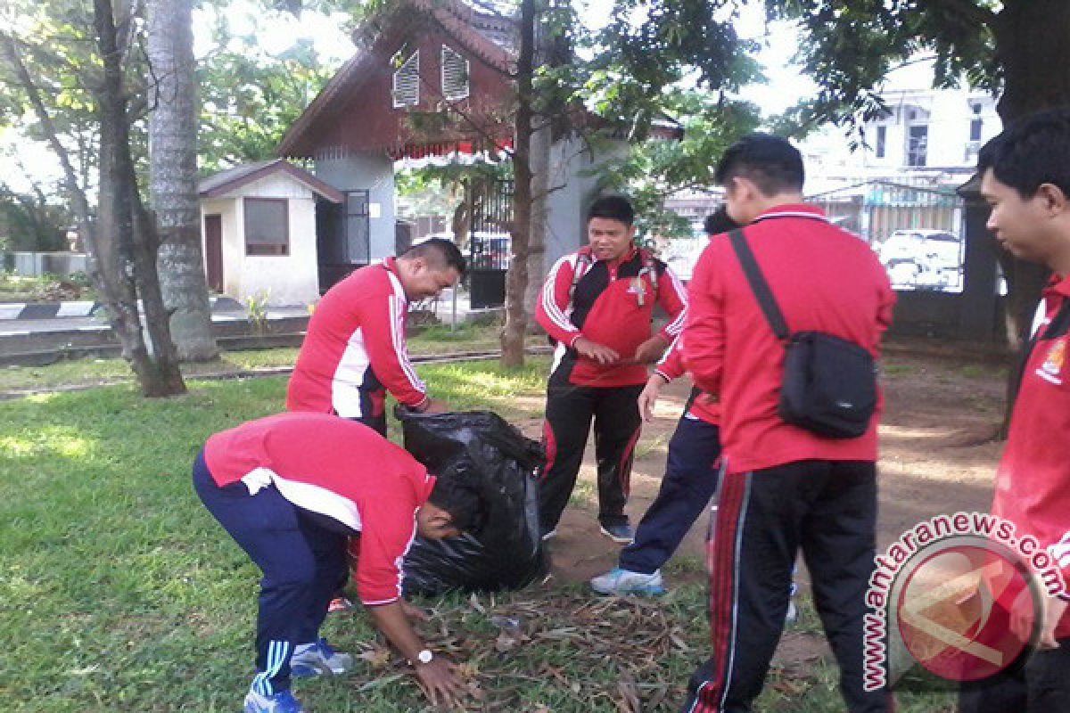 Kemenkumham Sulteng bersih-bersih museum