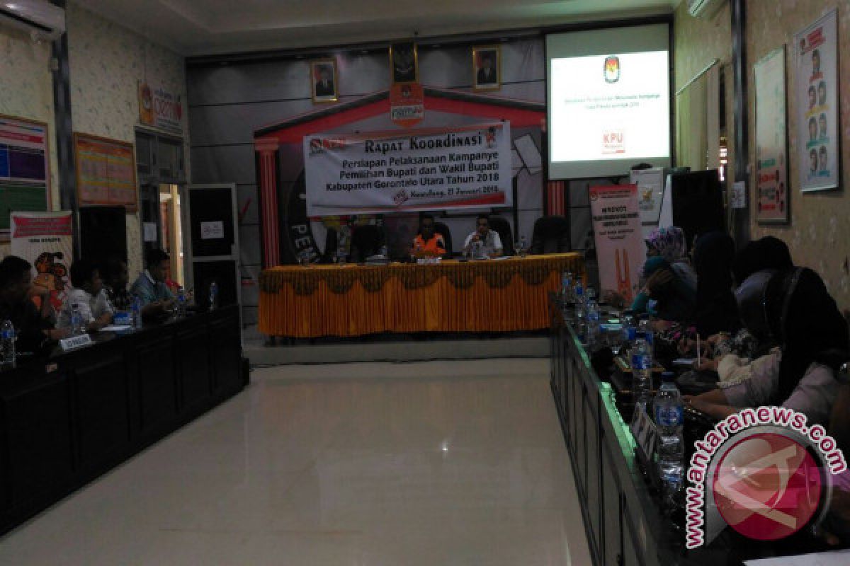 KPU Gorontalo Utara harap paslon jaga komitmen pilkada damai