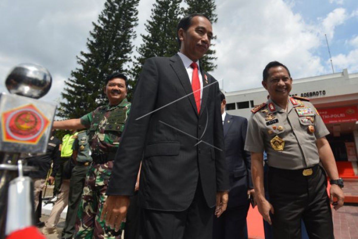 Presiden ingin TNI-Polri jaga soliditas 