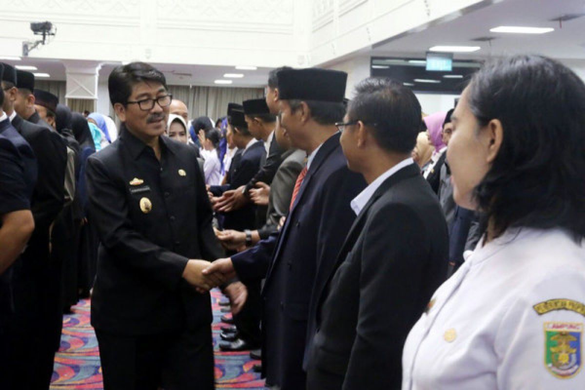Gubernur Lampung Ridho Ficardo melantik 132 pejabat fungsional  