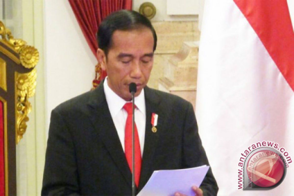 Jokowi dan Ashraf Ghani lakukan pertemuan bilateral dan tukar penutup kepala