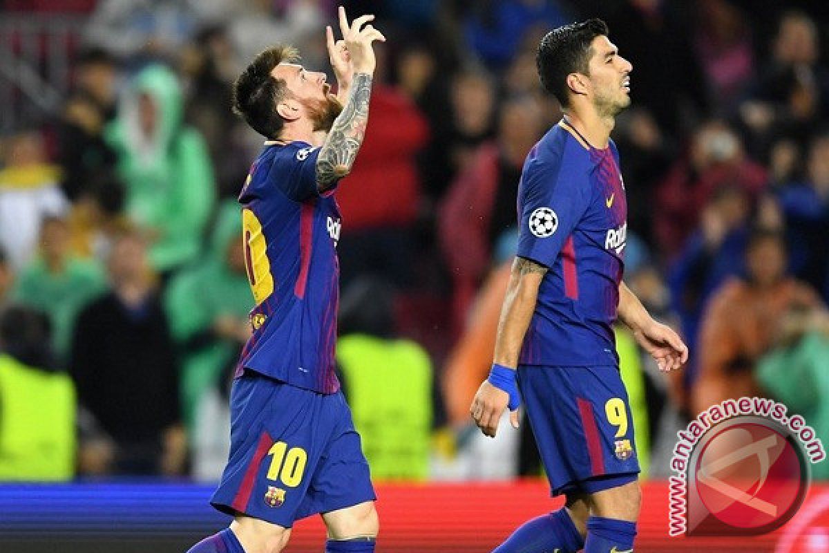 Messi-Suarez Antar Barca Kalahkan Alaves