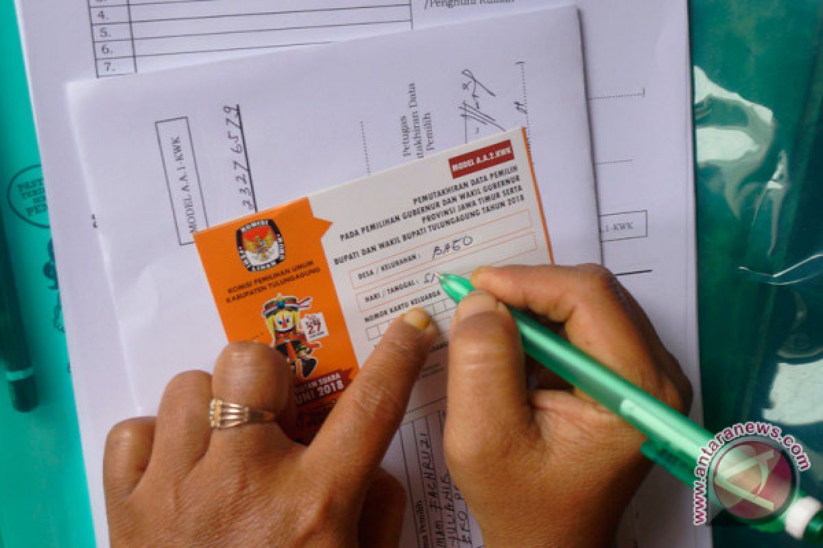 KPU coklit data pemilih untuk Pemilu 2019