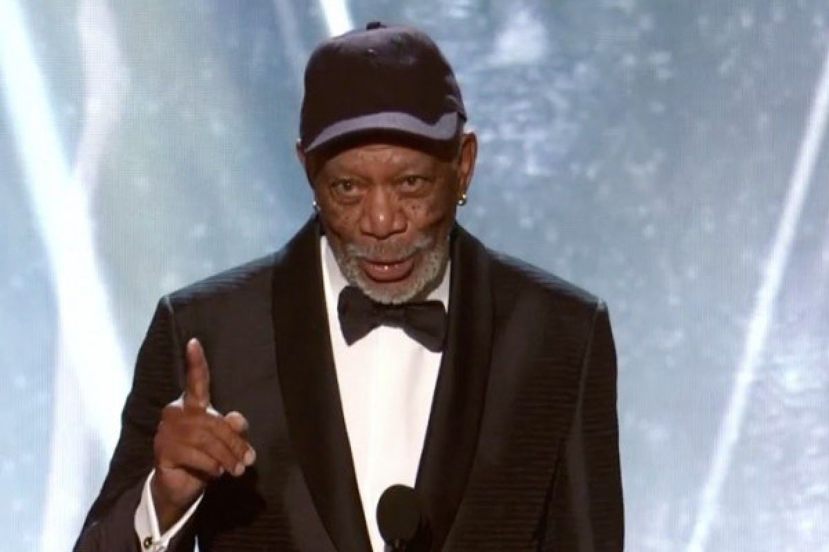 Morgan Freeman boyong keluarga ke Screen Actors Guild