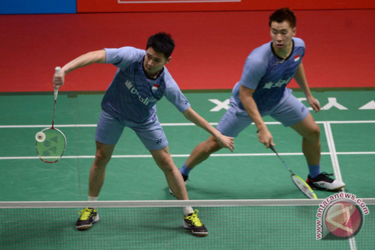 Marcus/Kevin butuh tiga gim untuk perempat final All England