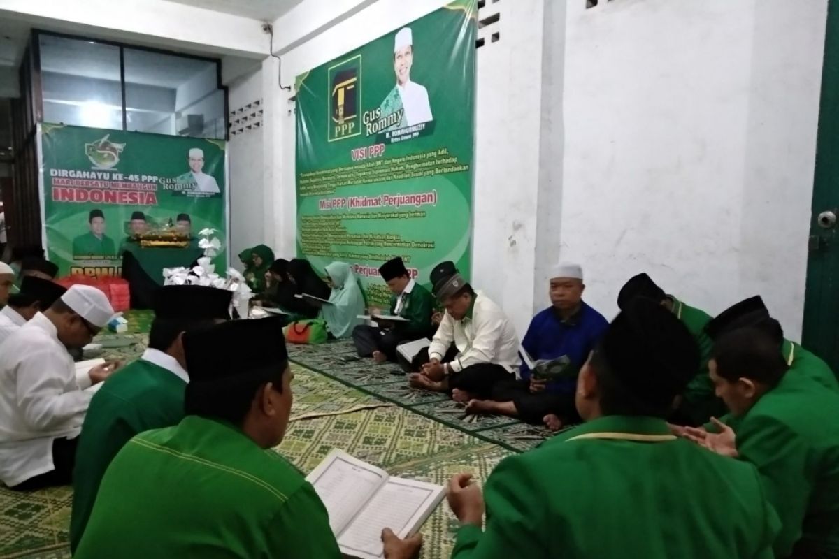 Khataman alquran meriahkan harlah PPP di Sumut